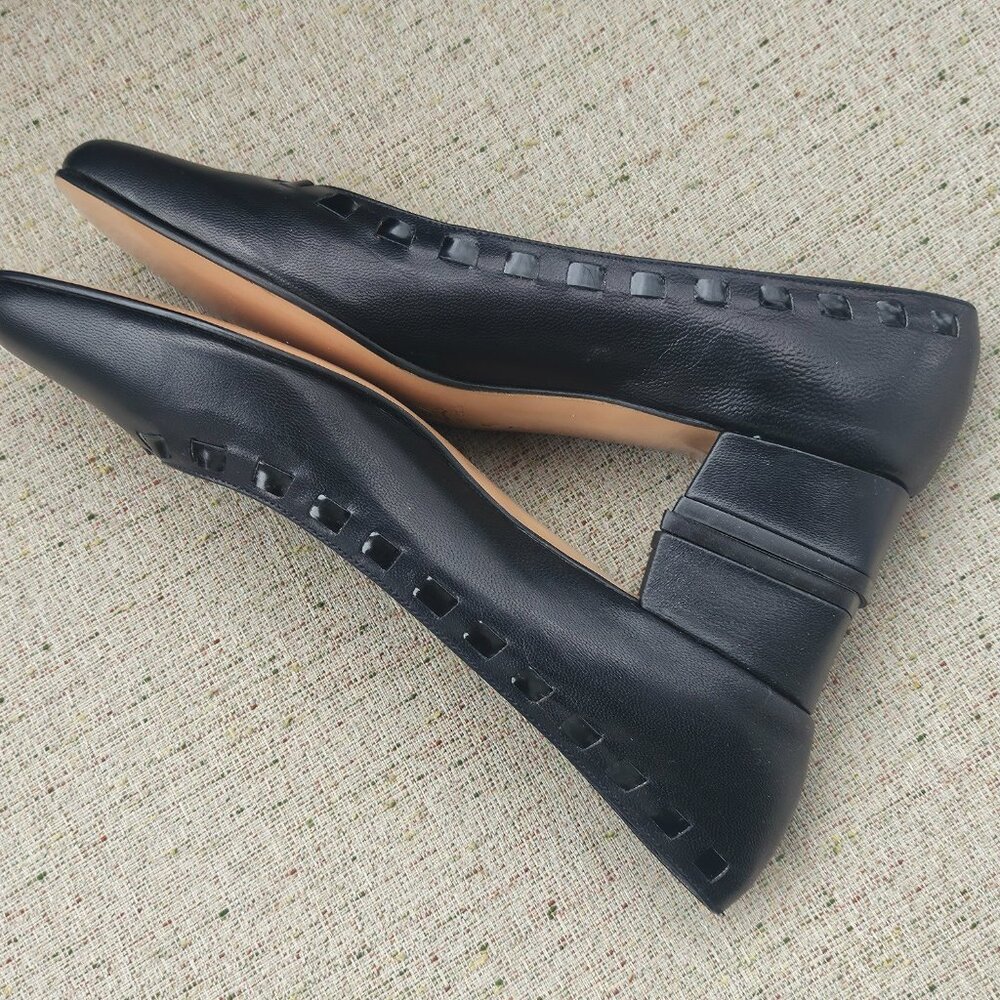Jensen's Classic Women Shoes Black Leather Upper Pump Shoes Size 7 - Picture 7 of 13
